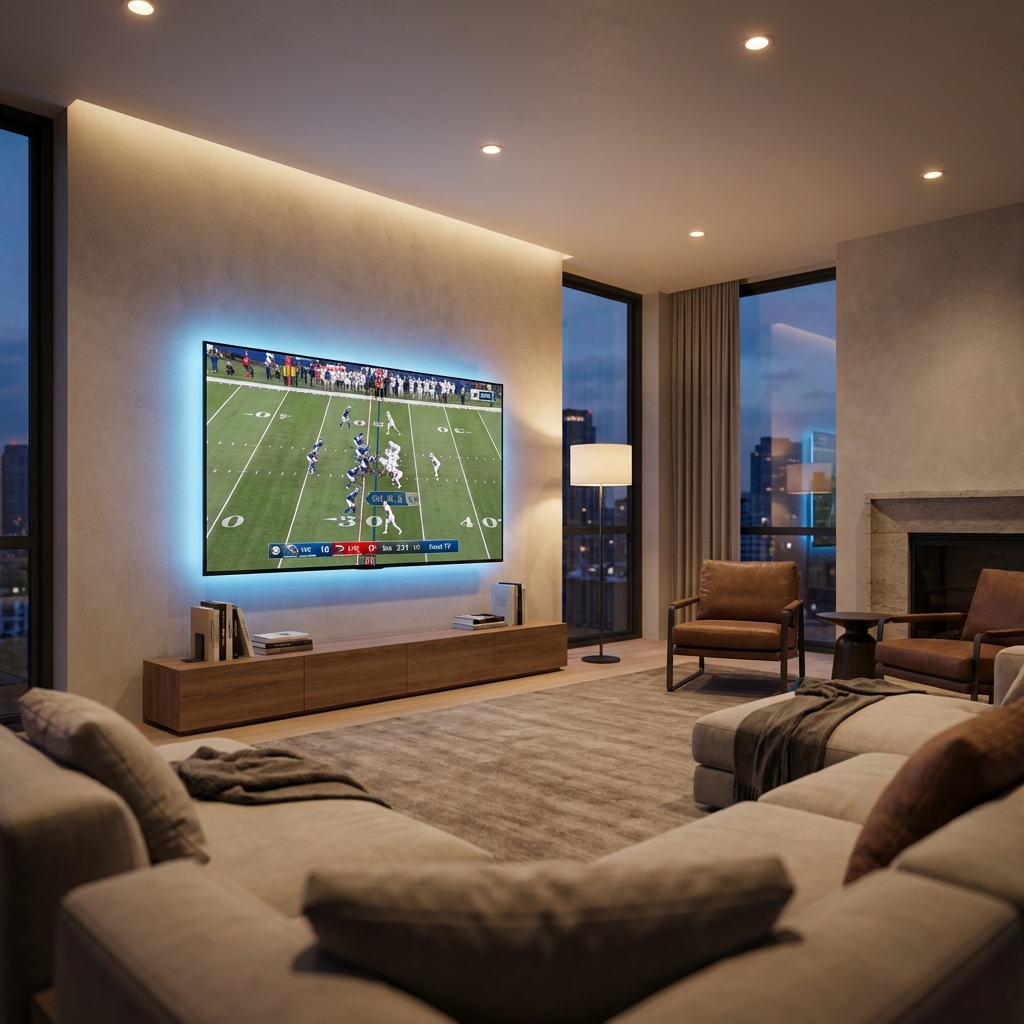 Premium living room streaming setup